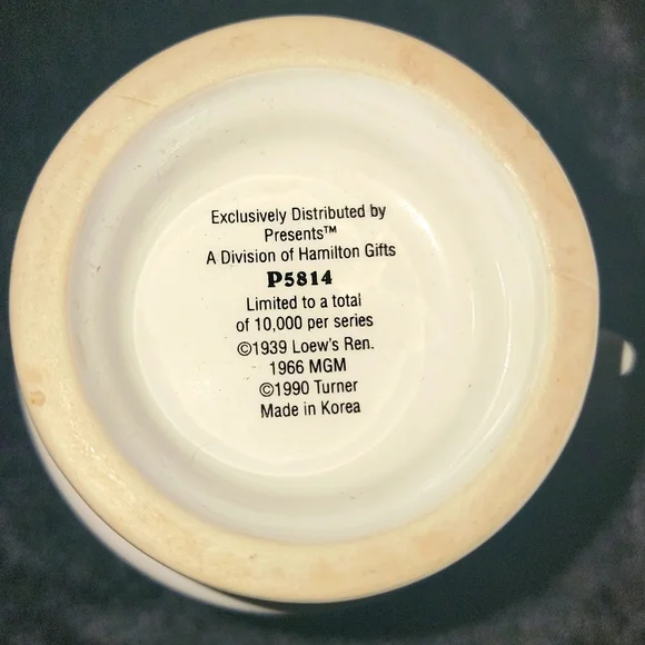 1990 Wizard of Oz Glenda & Dorothy Porcelain Mug P5814 Hamilton Gifts - Picture 2 of 4